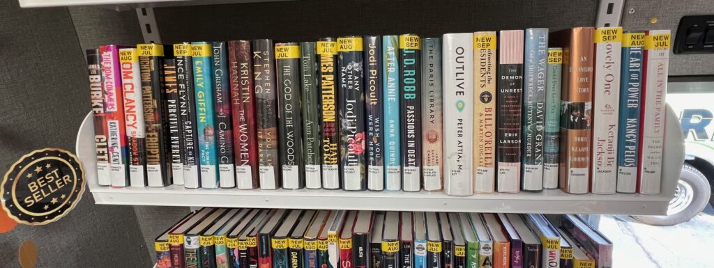 Bestsellers on the Bookmobile