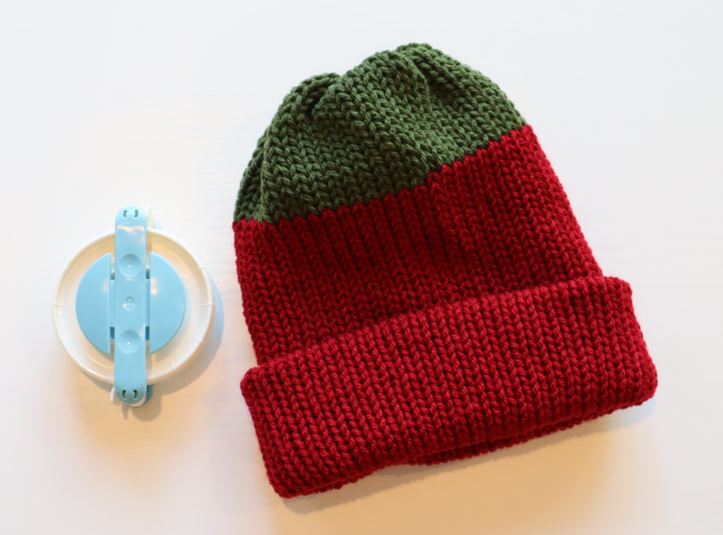 Make a Child-Sized Apple or Pumpkin Hat on the Sentro Knitting Machine!